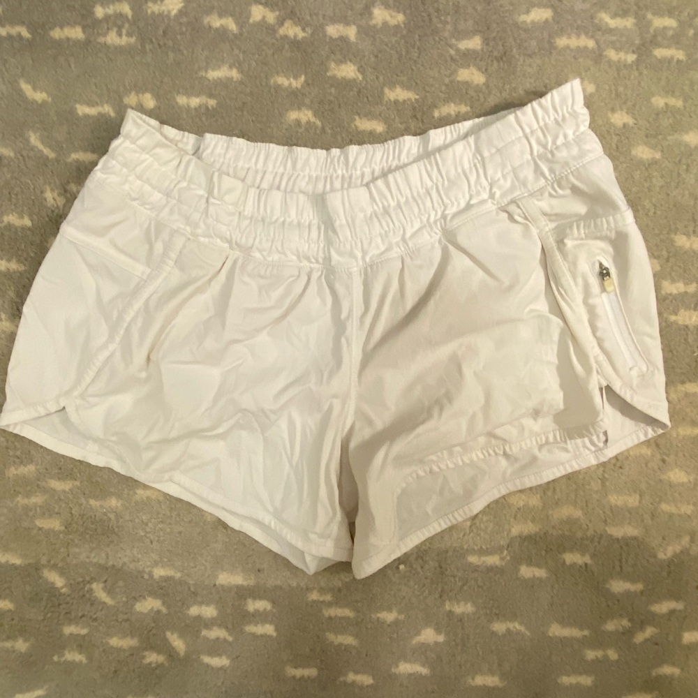 White Lululemon Shorts Size 6